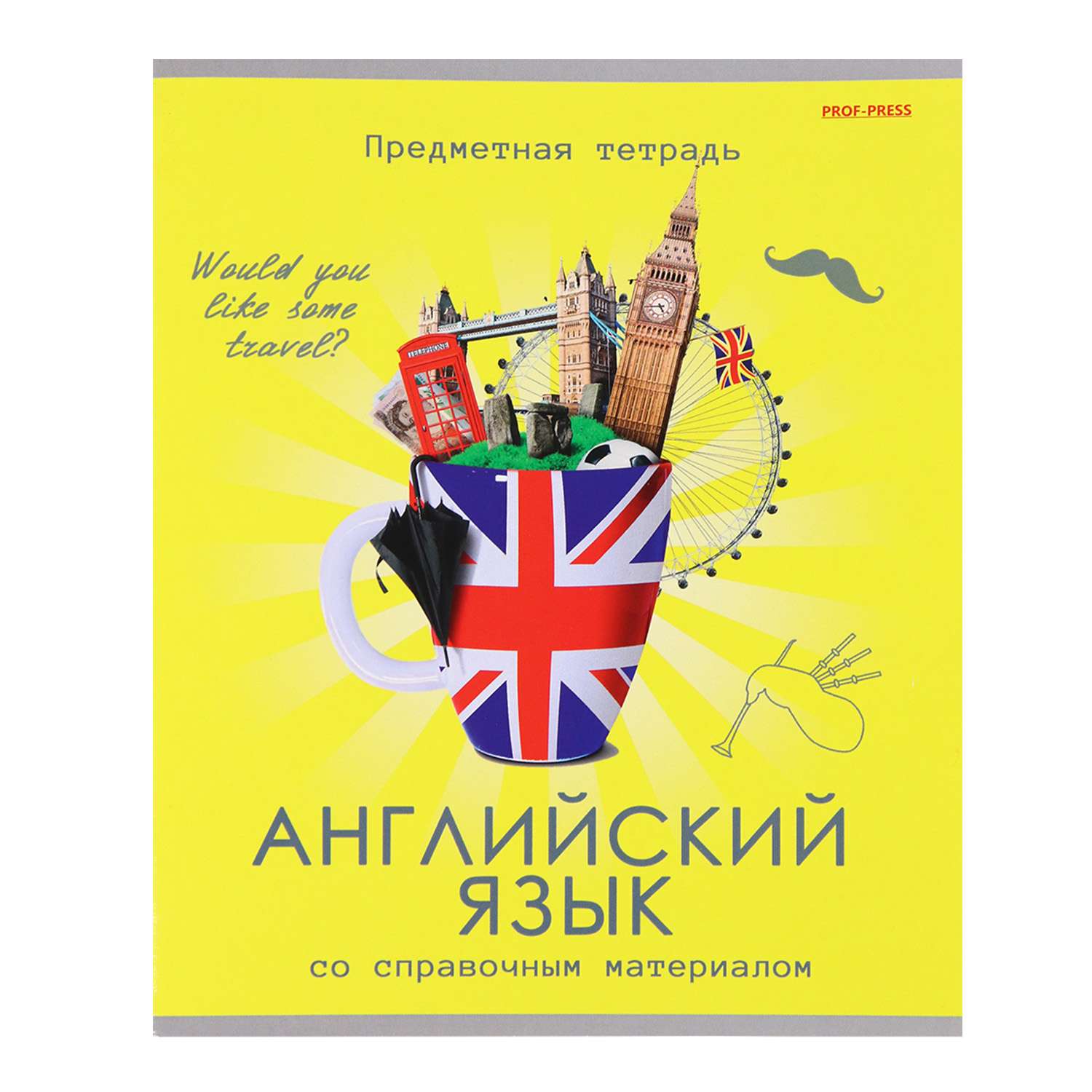 Тетрадь Prof-Press 48 лист. (Иностранный язык) - фото 1