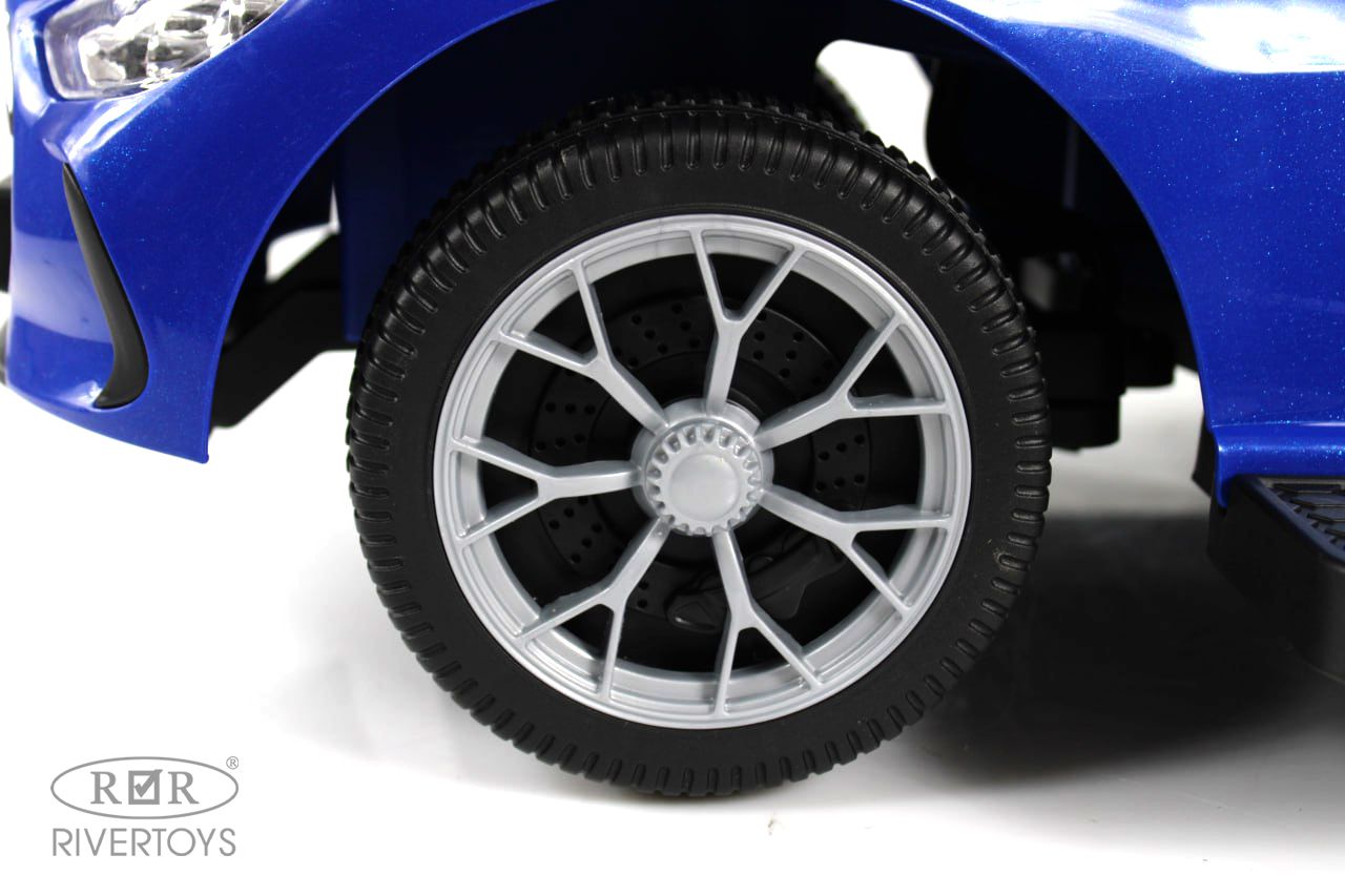 Каталка RIVERTOYS Z005ZZ-M-BLUE синий - фото 12