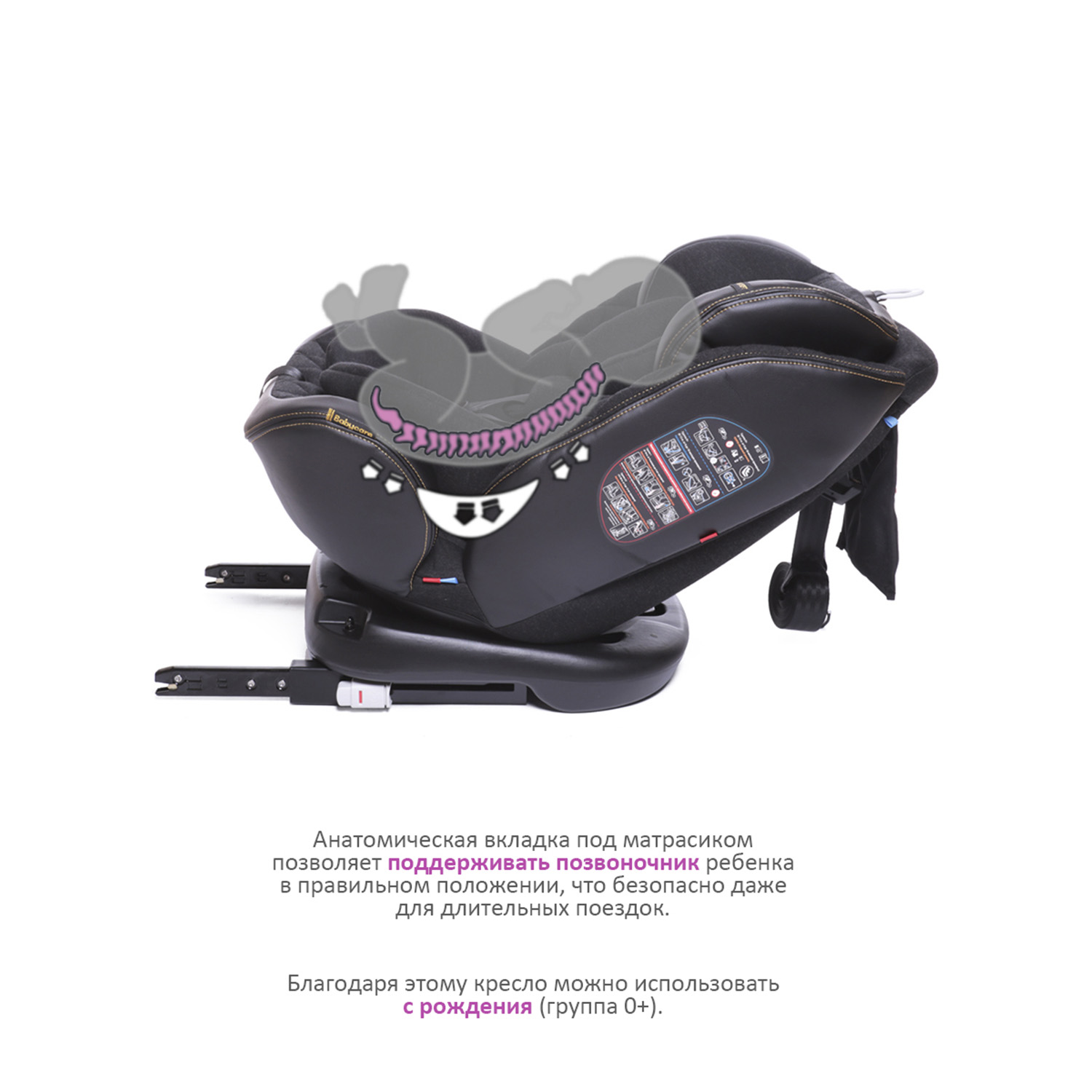 Автокресло BabyCare Shelter Isofix 0+/1/2/3 (0-36 кг) - фото 5