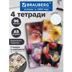 Общая тетрадь Brauberg клетка 96 лист. 4 шт.