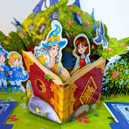 Книга с объемными картинками Malamalama Волшебник Изумрудного города из серии Золотая коллекция сказок