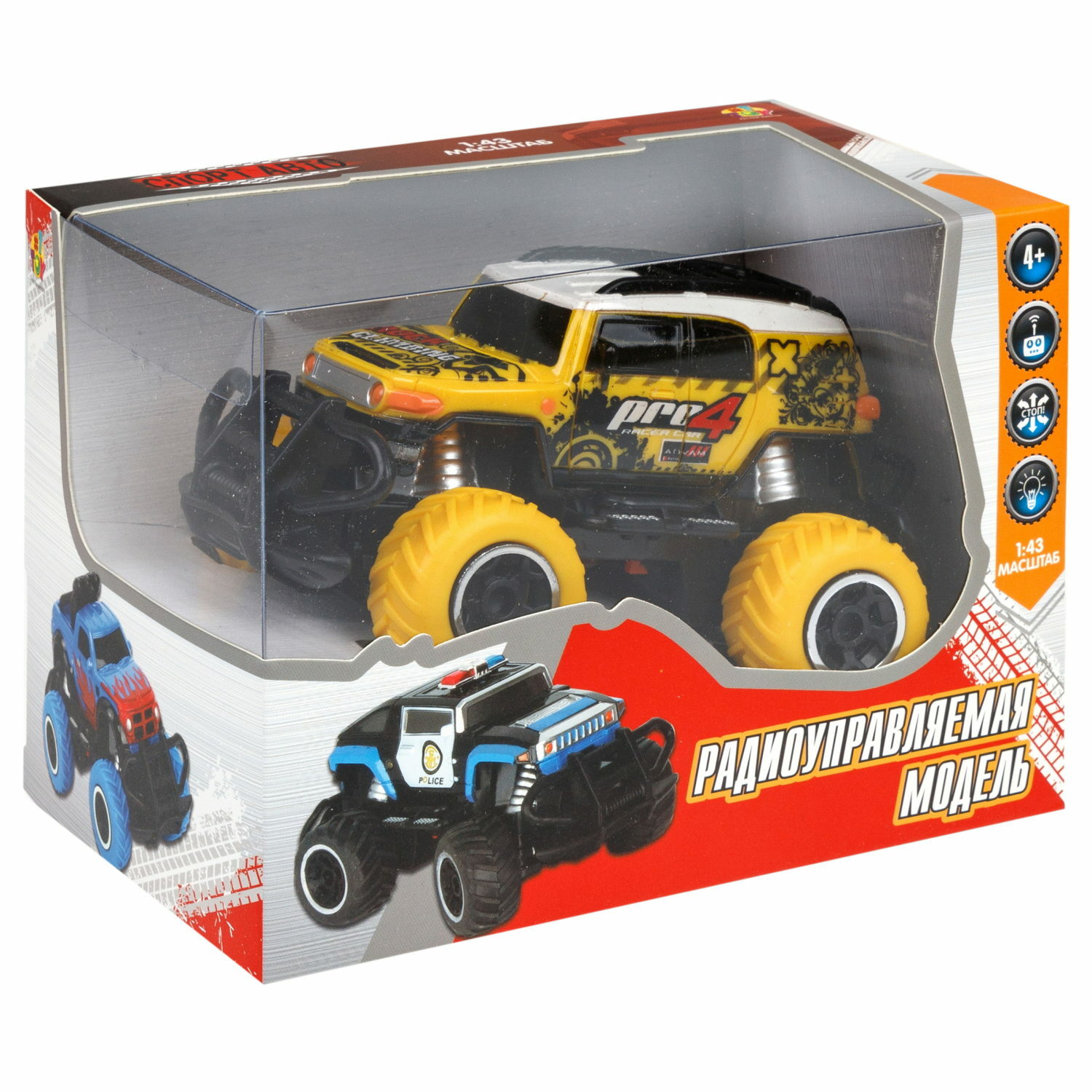 Автомобиль РУ №1TOY 1:43 в ассортименте - фото 3