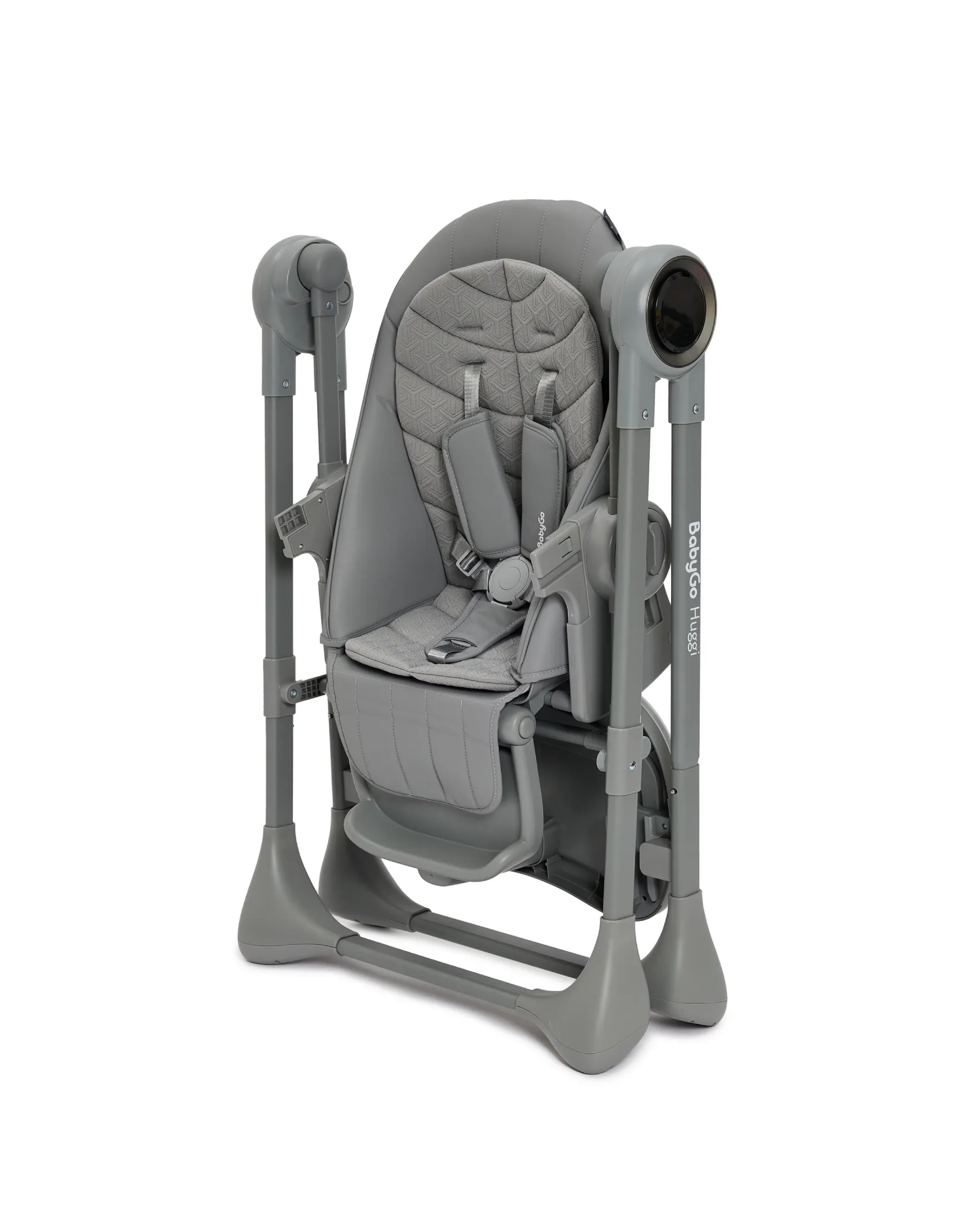 Стульчик для кормления BabyGo Huggi grey серый - фото 20