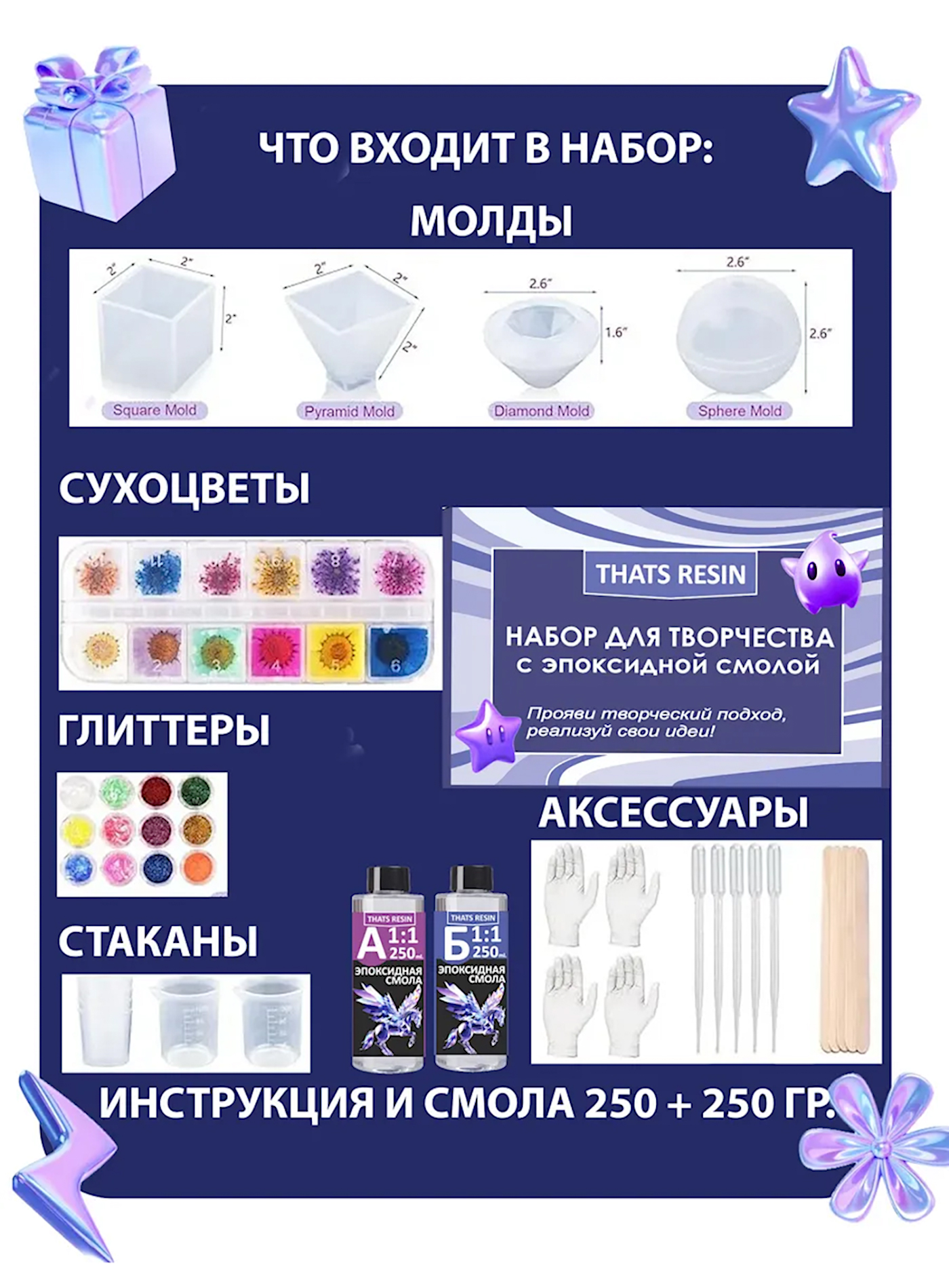 Набор для творчества ThatsResin эпоксидная смола - фото 2