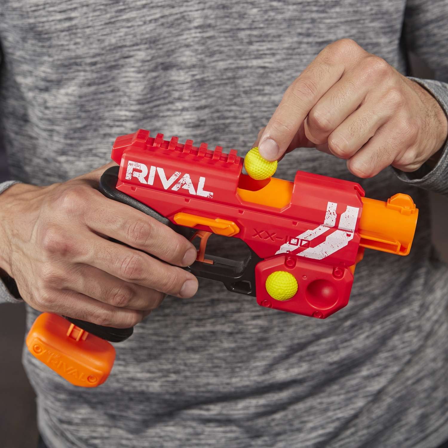 Бластер Nerf Rival Нокаут Красный - фото 4