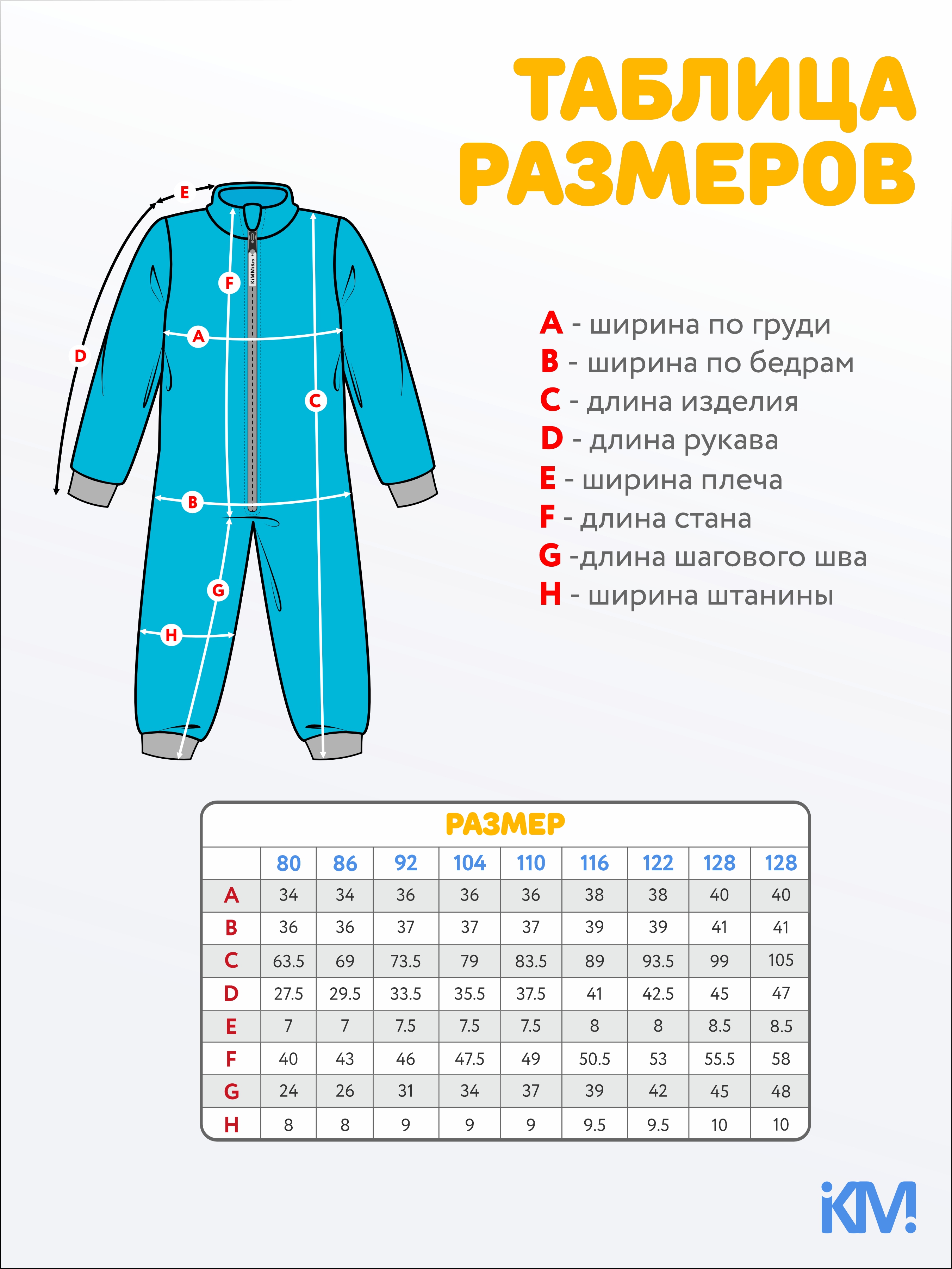 Комбинезон KiMMi co К-1408279г(ш) бирюза - фото 4