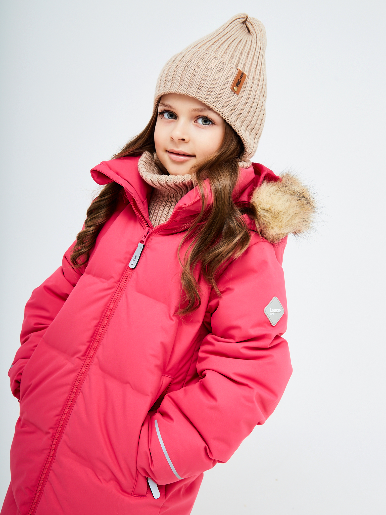 Шапка и снуд NYCkids NYC-H-56-zaviazki-beige - фото 14