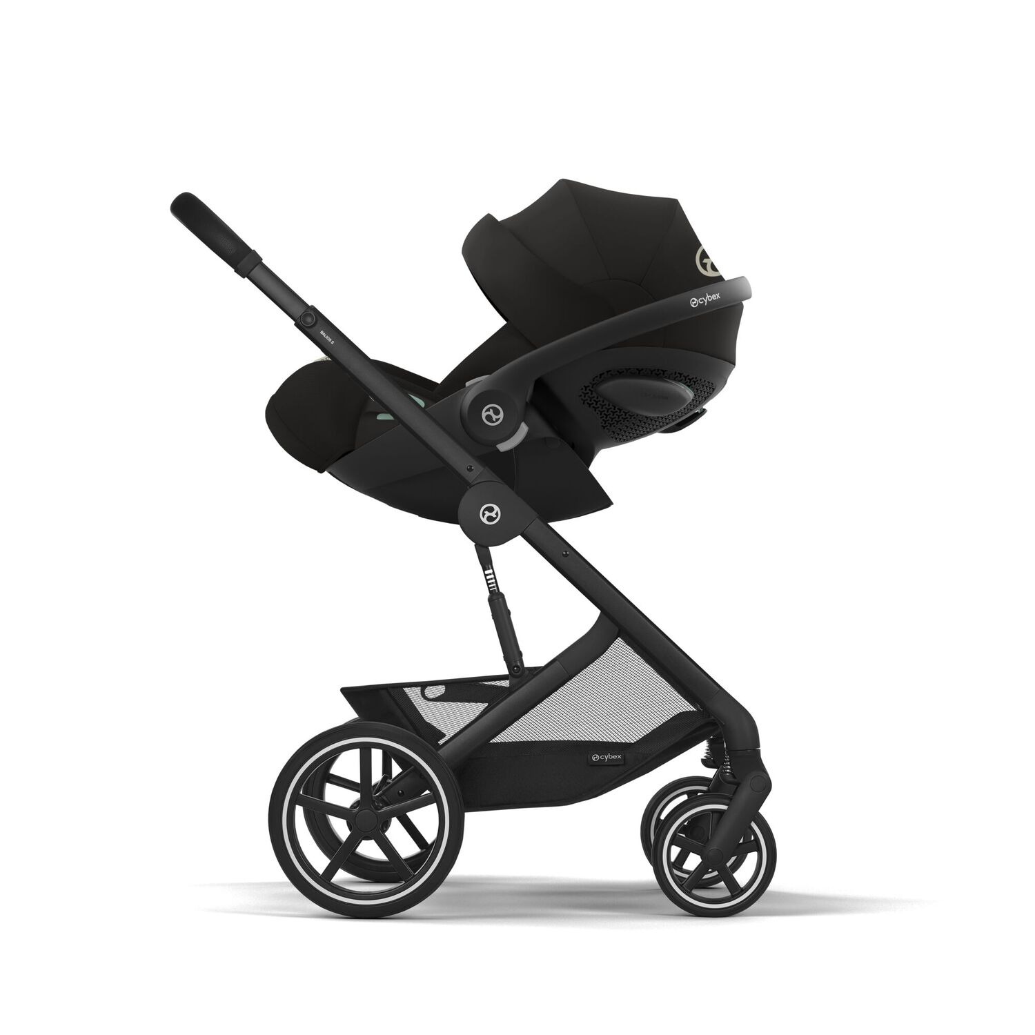 Коляска прогулочная Cybex Balios S Lux черный - фото 4