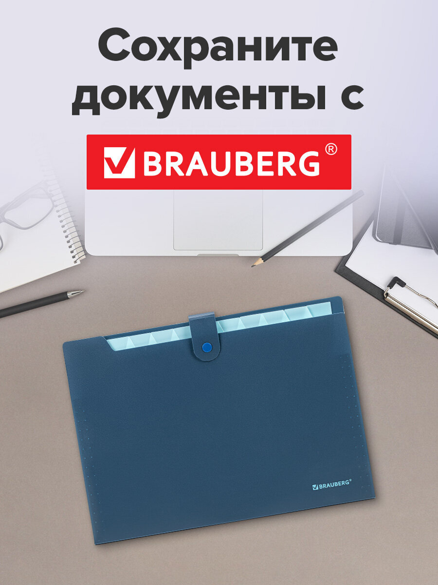 Папка-органайзер Brauberg А4 - фото 6