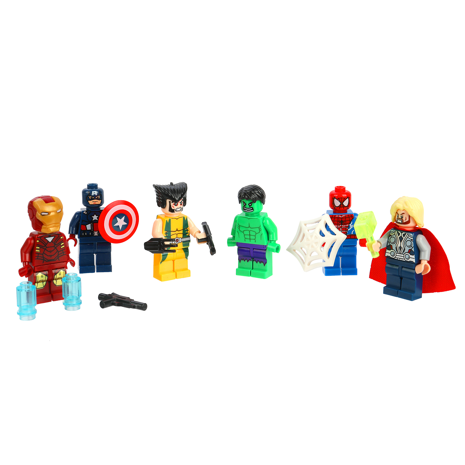 Конструктор Город мастеров Супергерои Фигурки 6 дет. - фото 2