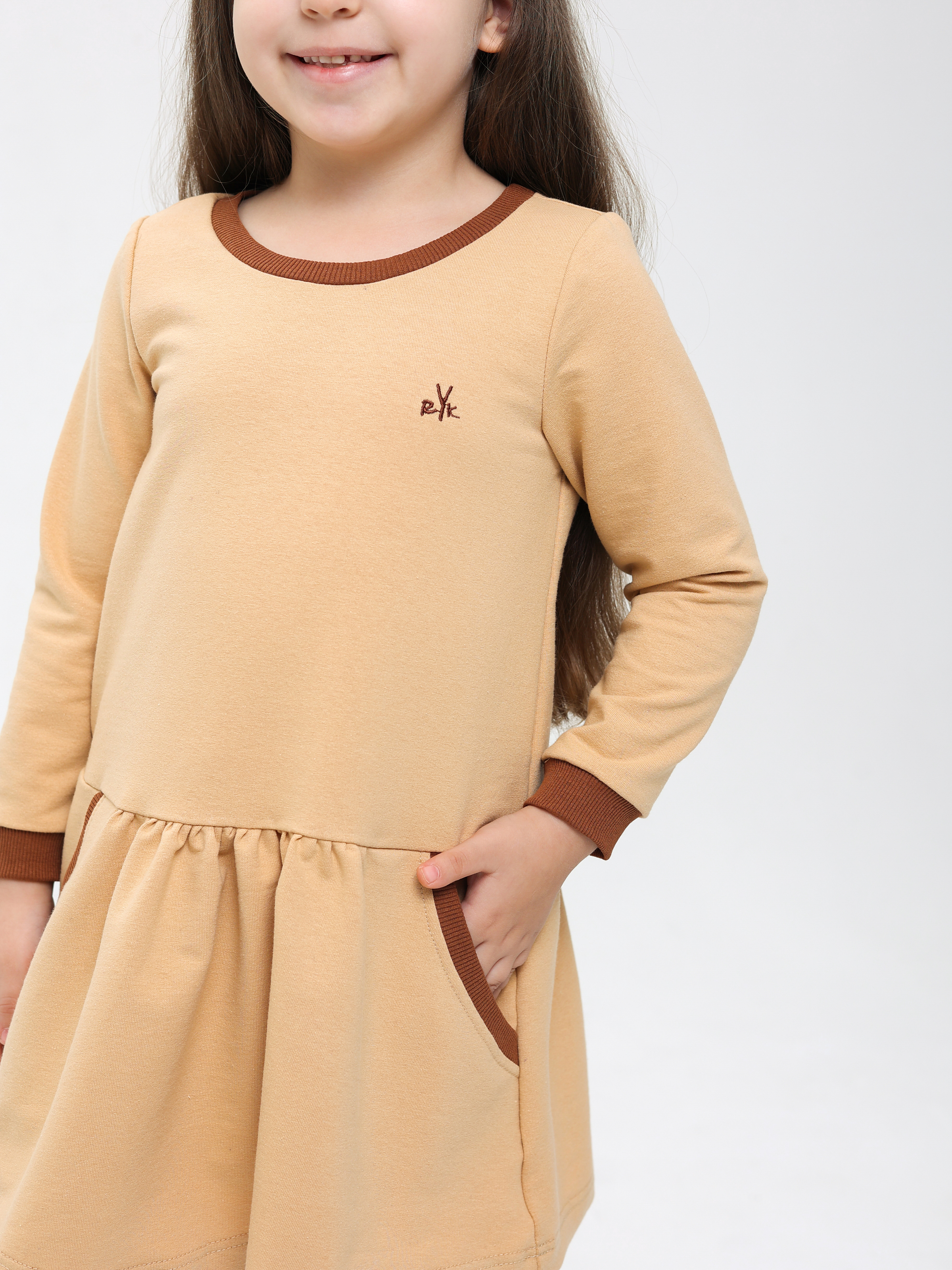 Платье RobyKris 27-9286-25/беж - фото 3