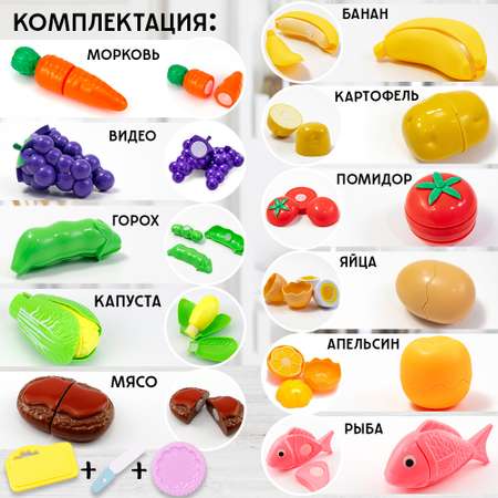 Игрушка TIPTOPOLIS продукты 14 предм.