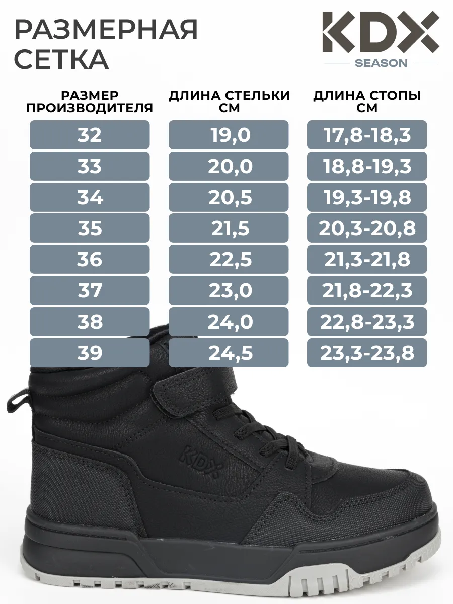 Ботинки KDX MUFW-19 black - фото 4