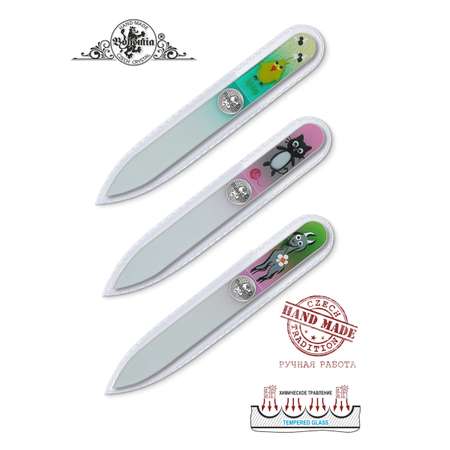 Маникюрный набор BOHEMIA Czech Glass Nail Files 3 предм.