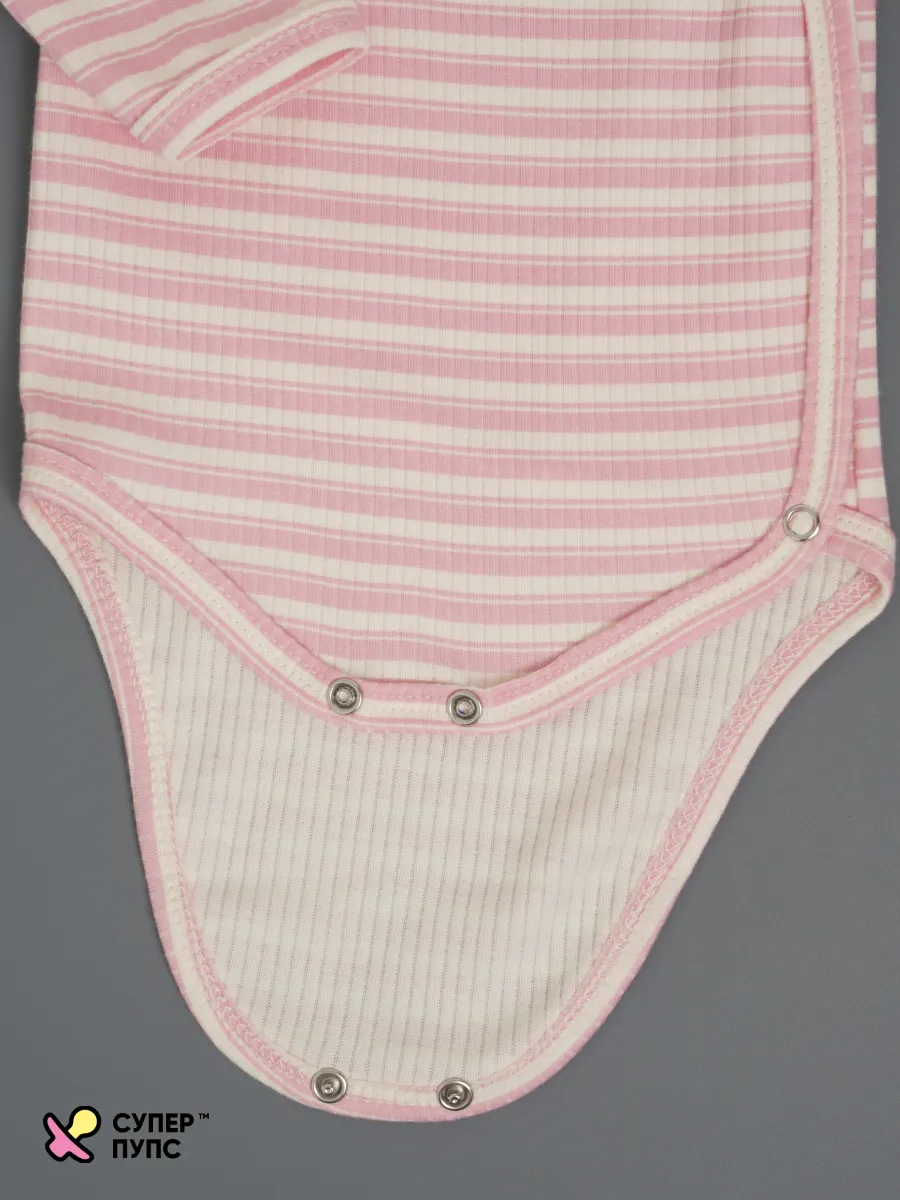 Боди 3 шт Супер Пупс нбр/3пр/бд/зап/розовыеягодки - фото 12