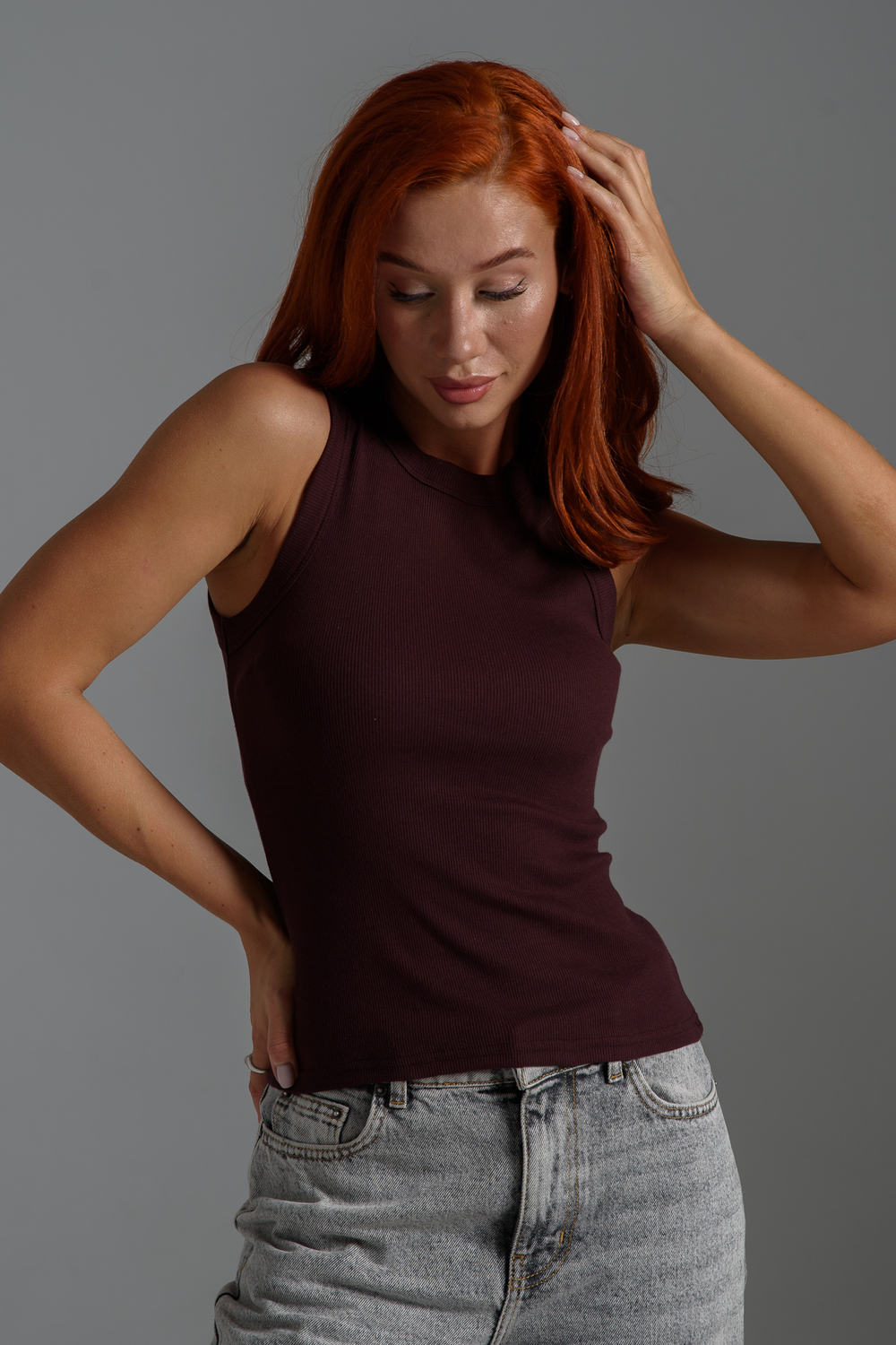 Изображение товара Майка Натали Суслова Рибана 92% хлопок, 8% эластан Изображение товара Майка Натали Суслова Рибана 92% хлопок, 8% эластан