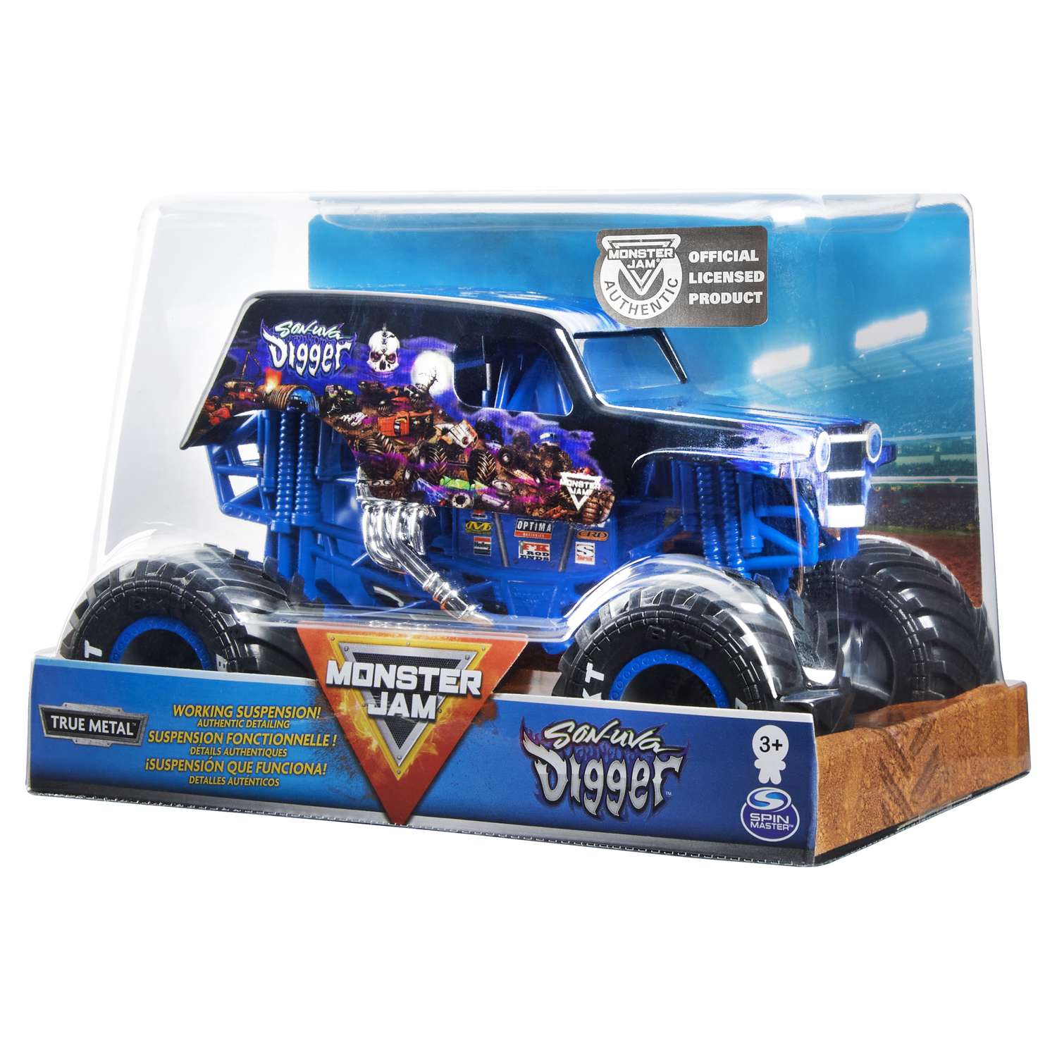 Автомобиль Monster Jam Сон Ува Диггер 1:24 6056733.0 - фото 3