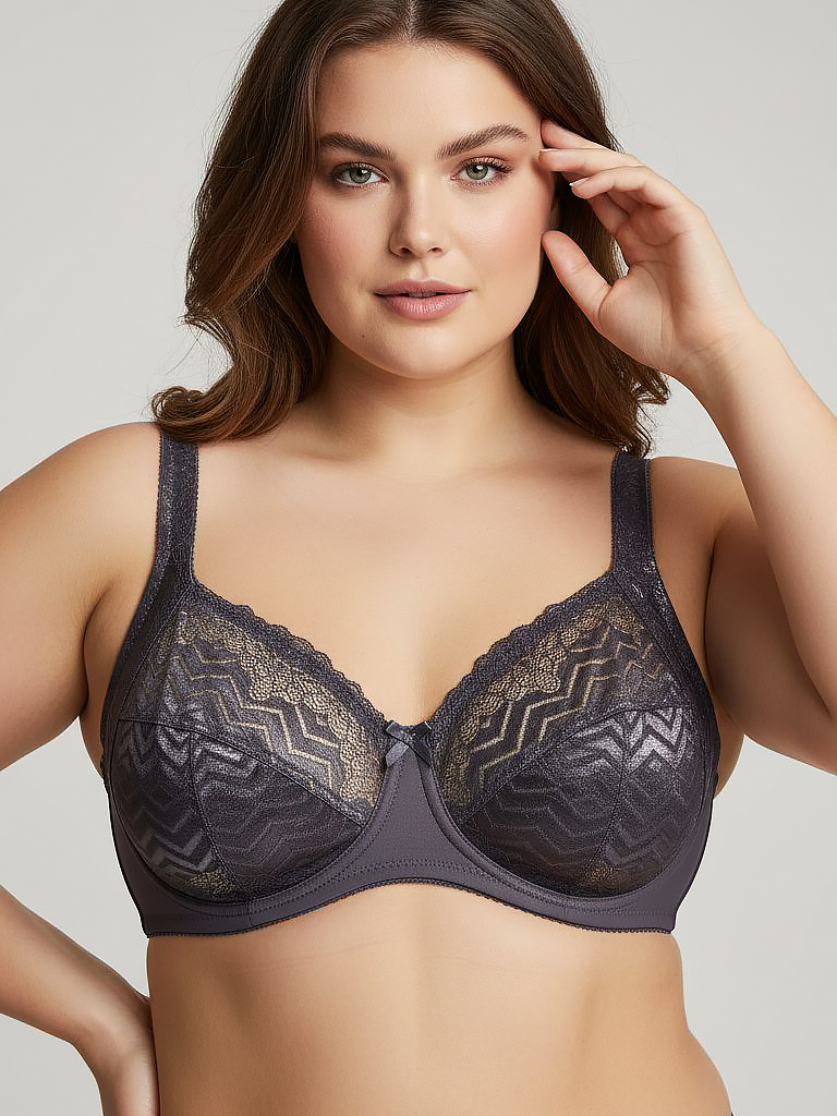 Бюстгальтер Настроение женщины L00012/СИНЕ-СЕРЫЙ - фото 1