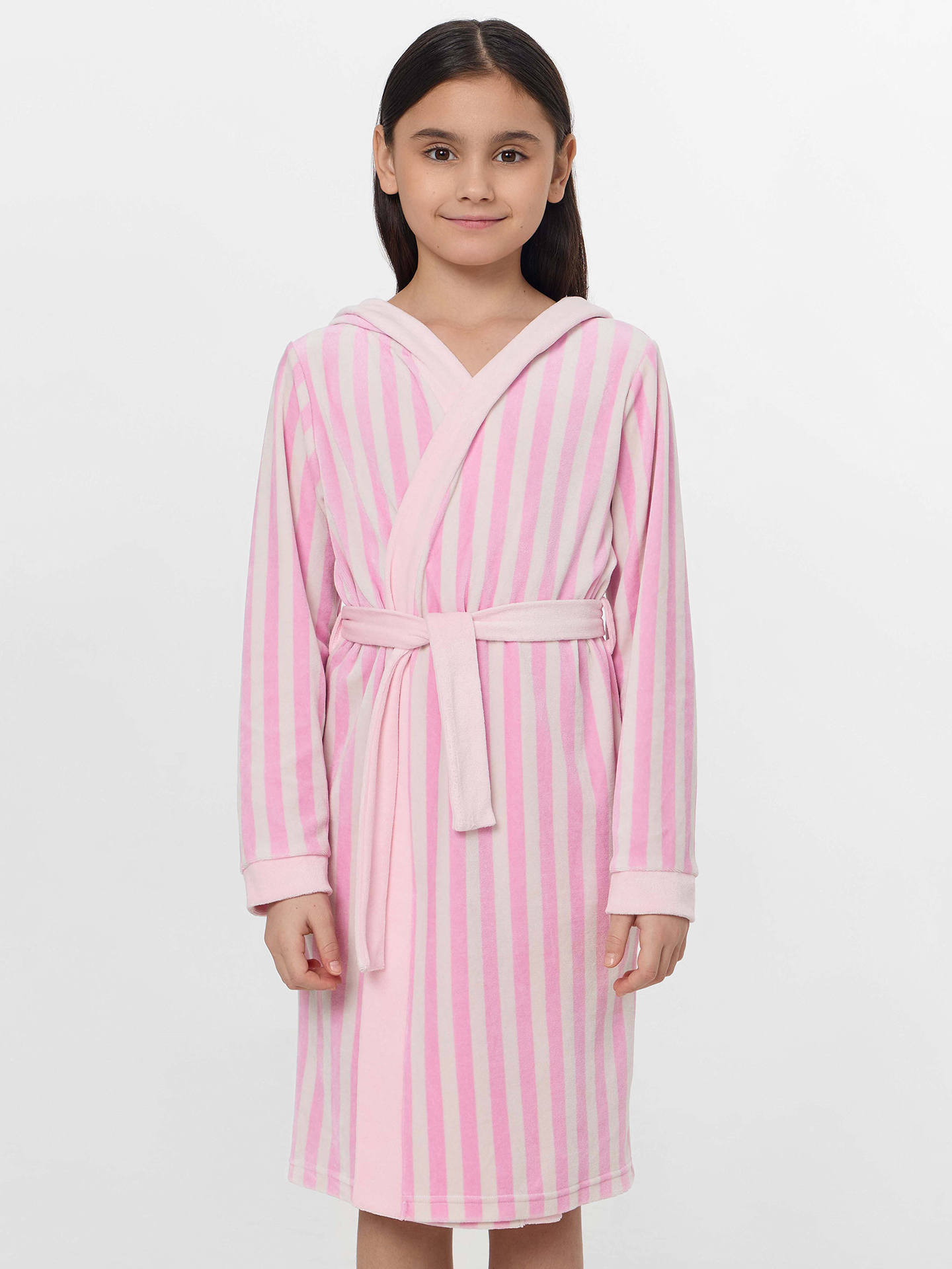 Халат Mark Formelle (Марк Формэль) 557703-2/розовая полоска - фото 3