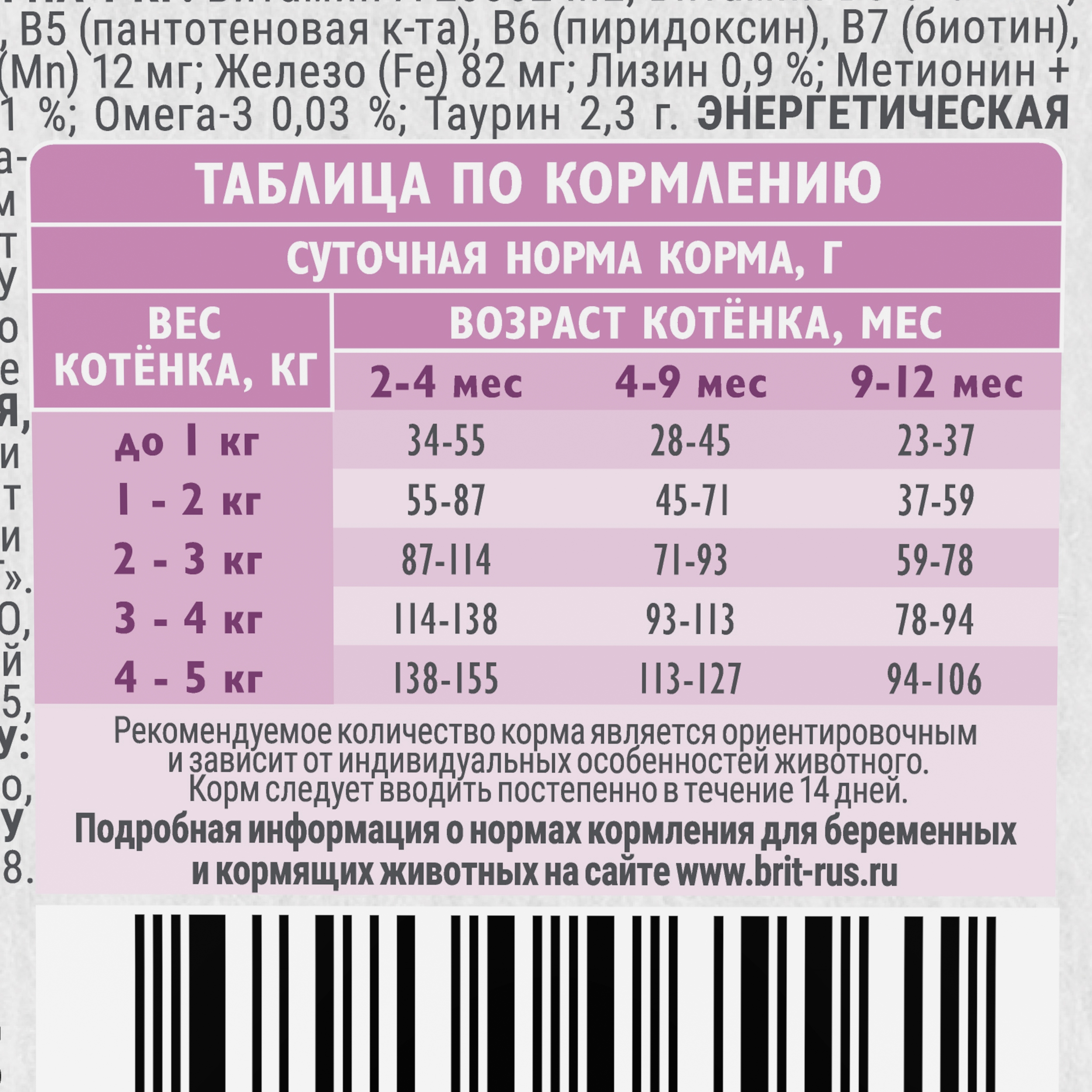 Корм для котят/беременных и кормящих кошек Brit Care 0.4кг индейка сухой - фото 5