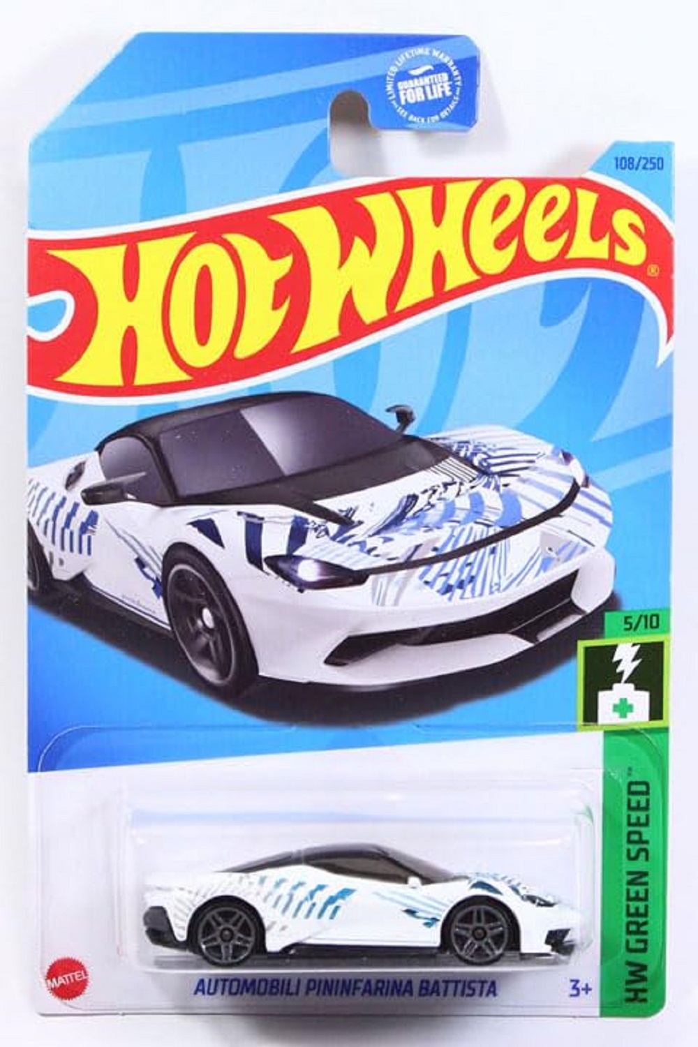 Автомобиль Hot Wheels Automobili Pininfarina Battist 1:64 64559 - фото 1