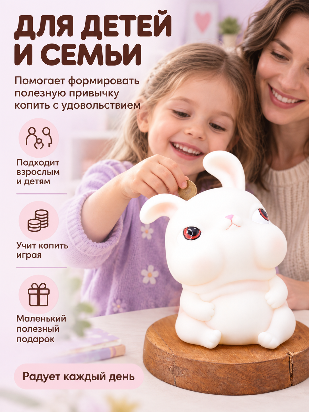 Копилка для денег iLikeGift для монет и купюр - фото 6