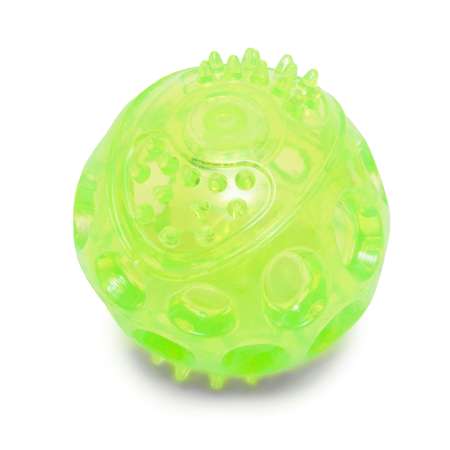 Игрушка для собак Barbaks Мячик-жевалка ТРП d 7.3см Зеленый