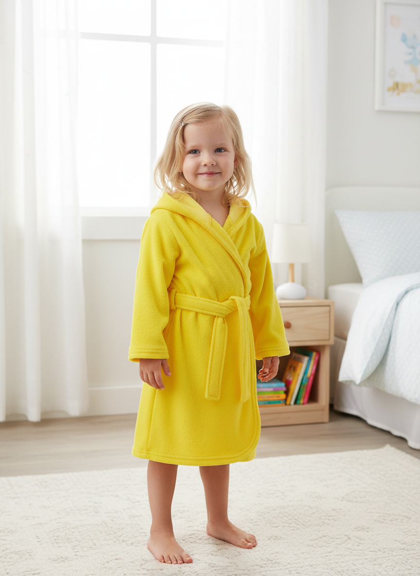 Изображение товара Детский махровый халат Утенок 86 с капюшоном и молнией для малышей Изображение товара Детский махровый халат Утенок 86 с капюшоном и молнией для малышей