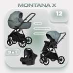 Коляска 3в1 Riko Basic Montana X зеленый