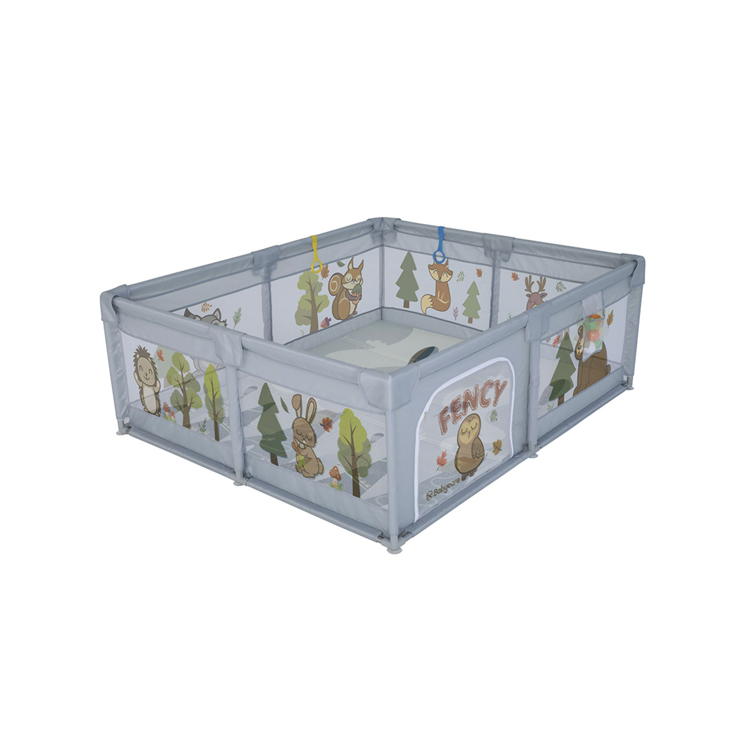 Манеж BabyCare Fancy 150х180 YP02 серый - фото 1