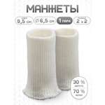 Манжеты на рукава Айрис полушерсть 6,5 х 9,5см