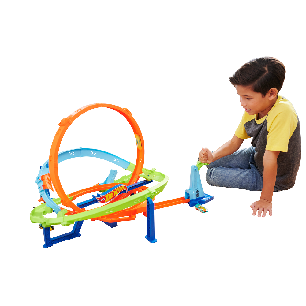 Трек Hot Wheels испытание гиперпетли HTK16 - фото 7