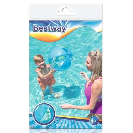 Мяч надувной Bestway дизайнерский в ассортименте 31036