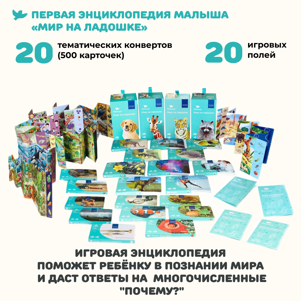 Развивающие игры Умница Мир на ладошке 4в1. Энциклопедия для детей - фото 2