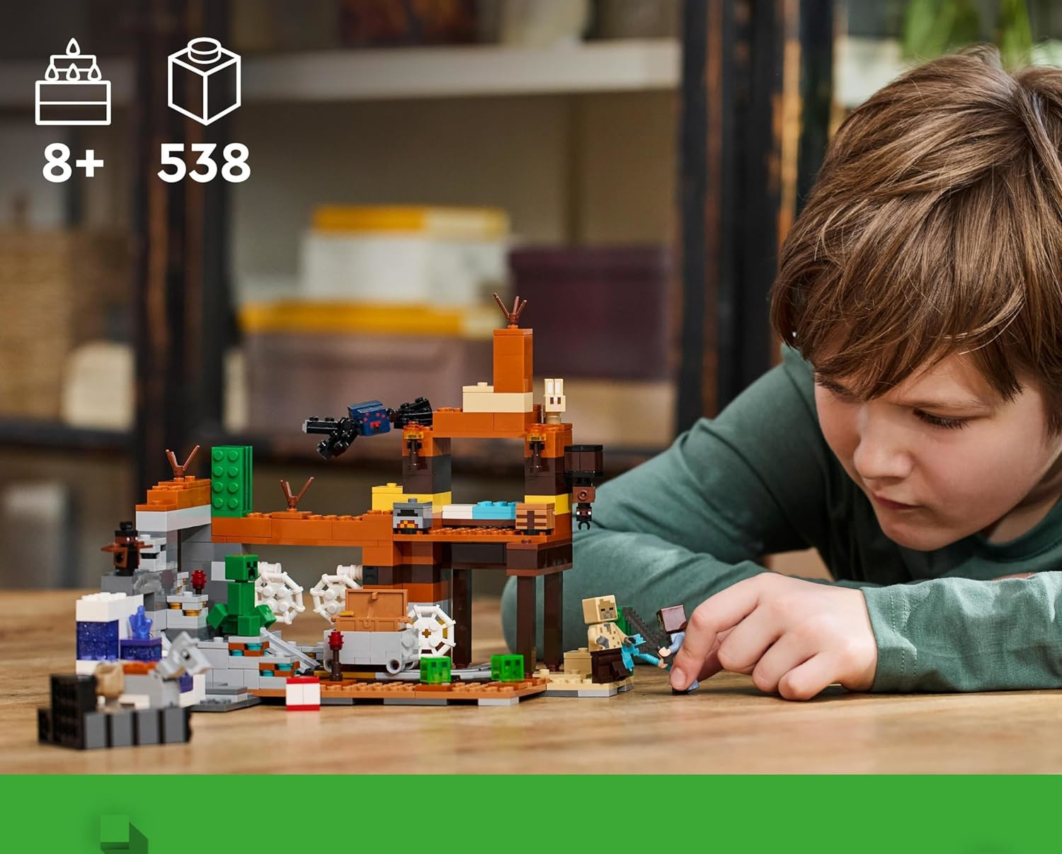 Конструктор LEGO Minecraft Шахта Бесплодных земель - фото 10
