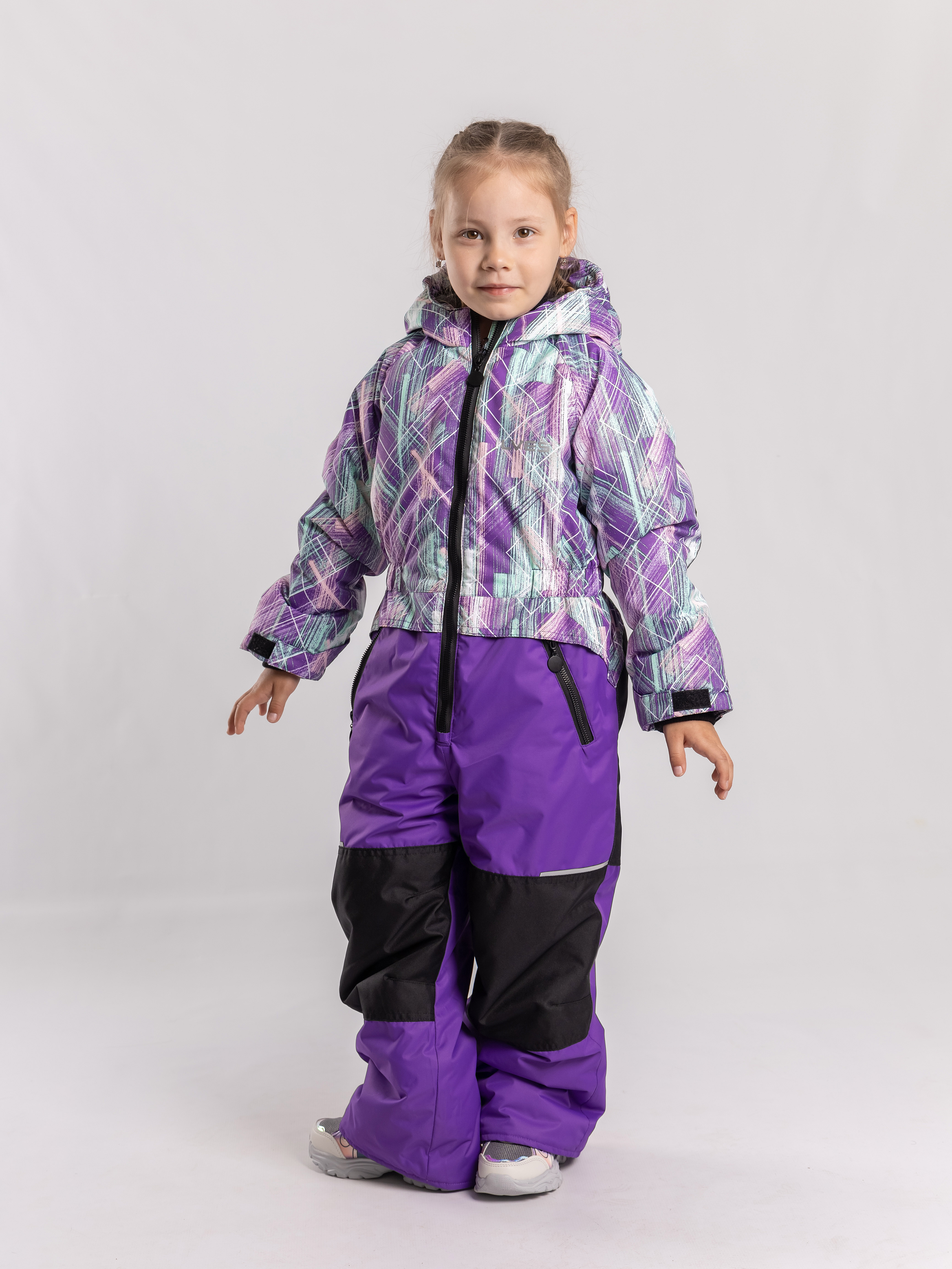 Комбинезон ILVES ILV-A-197/3 фиолетовый_розовый - фото 2