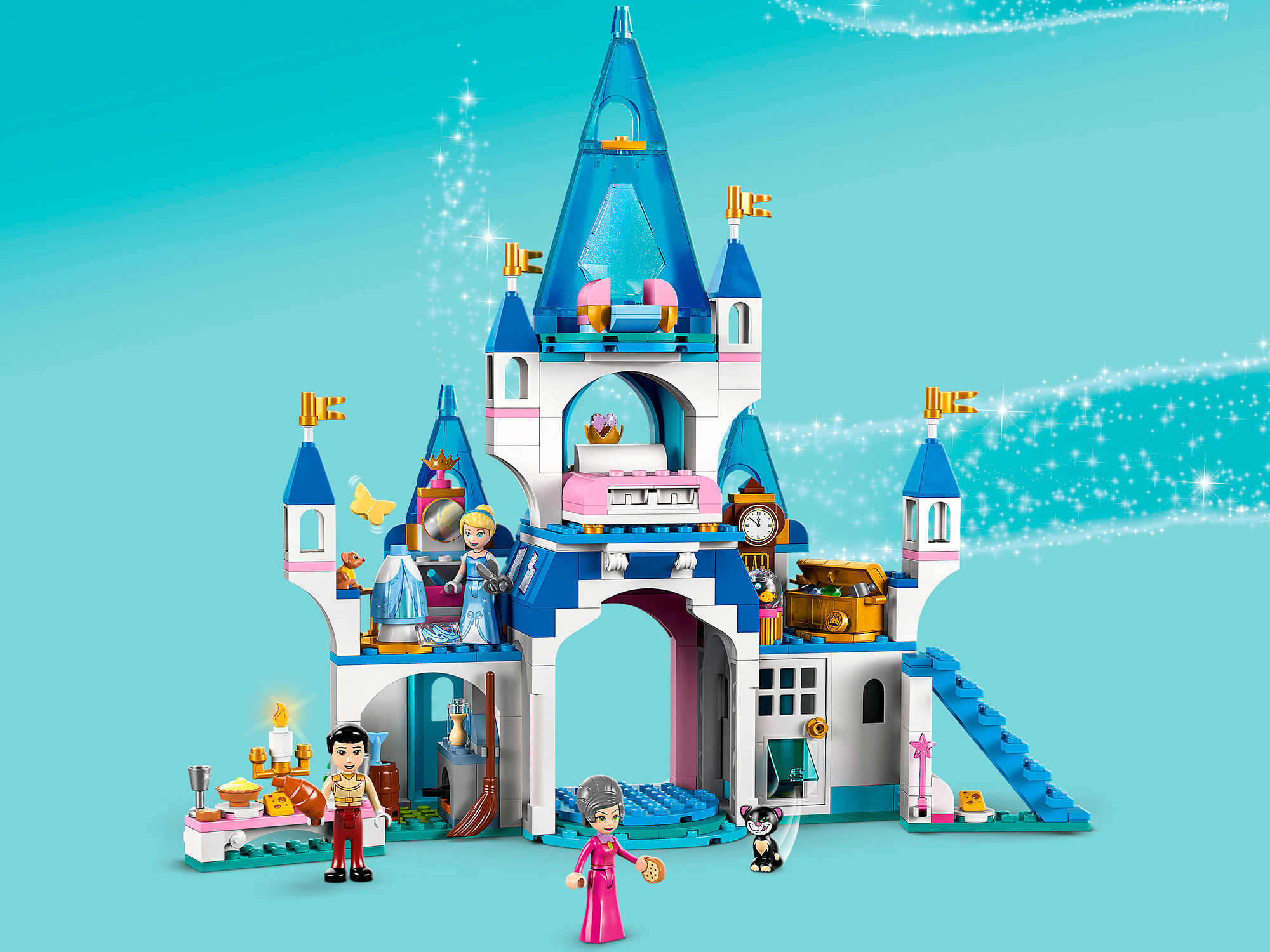 Конструктор LEGO Disney Princess Замок Золушки и Принца блочный - фото 7