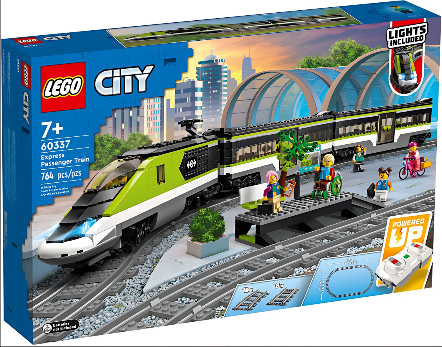 Изображение товара Конструктор LEGO City Пассажирский экспресс с управлением и фарами Изображение товара Конструктор LEGO City Пассажирский экспресс с управлением и фарами