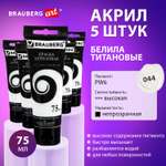 Краски акриловые Brauberg 5 цв.