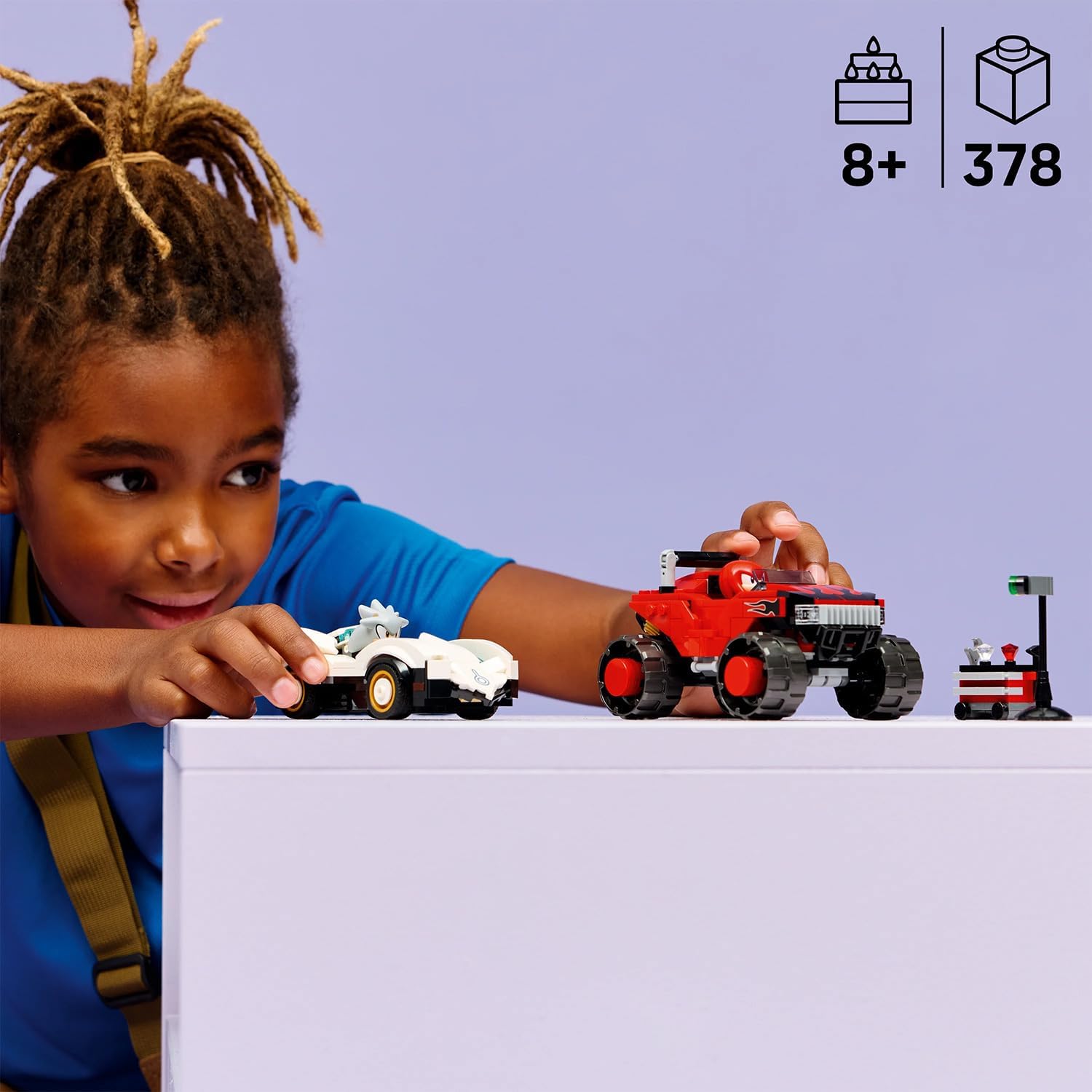 Конструктор LEGO Sonic the Hedgehog Автомобиль Сильвера 378 дет. - фото 6