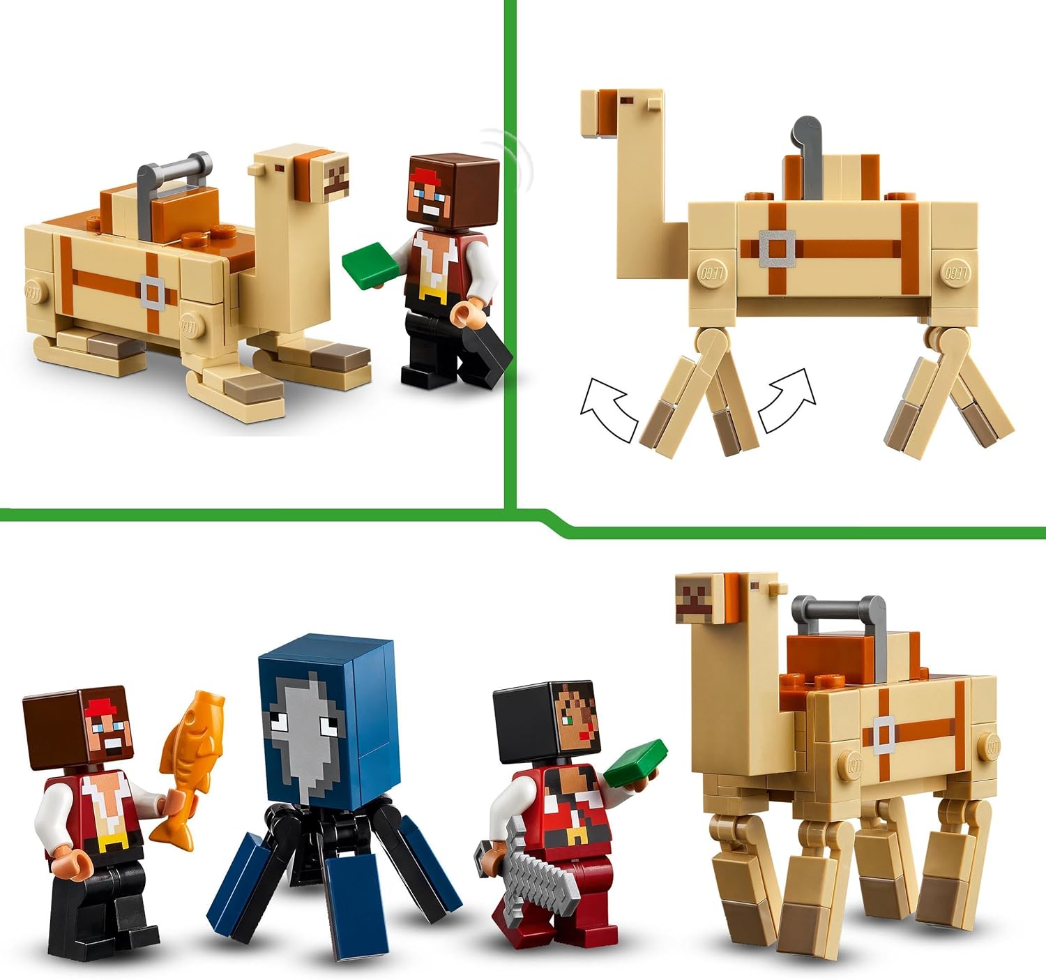 Конструктор LEGO Minecraft На пиратском корабле блочный - фото 3