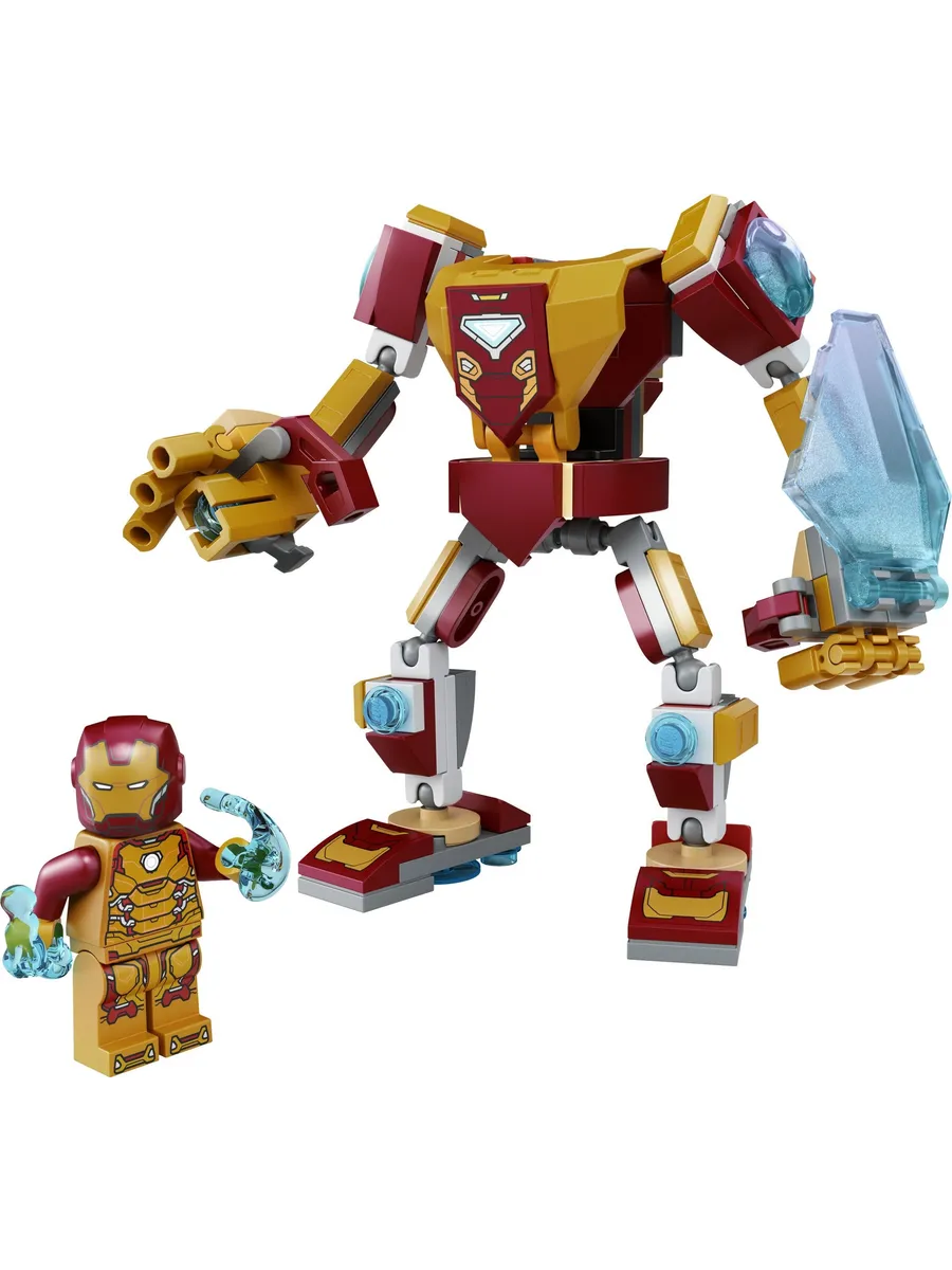 Конструктор LEGO Marvel Super Heroes Железный человек: робот 130 дет. - фото 2