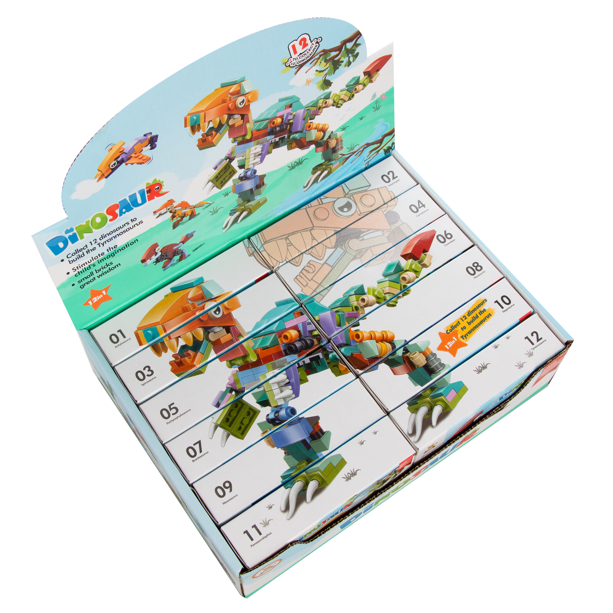 Конструктор KiddiePlay Фигурка динозавра - фото 2