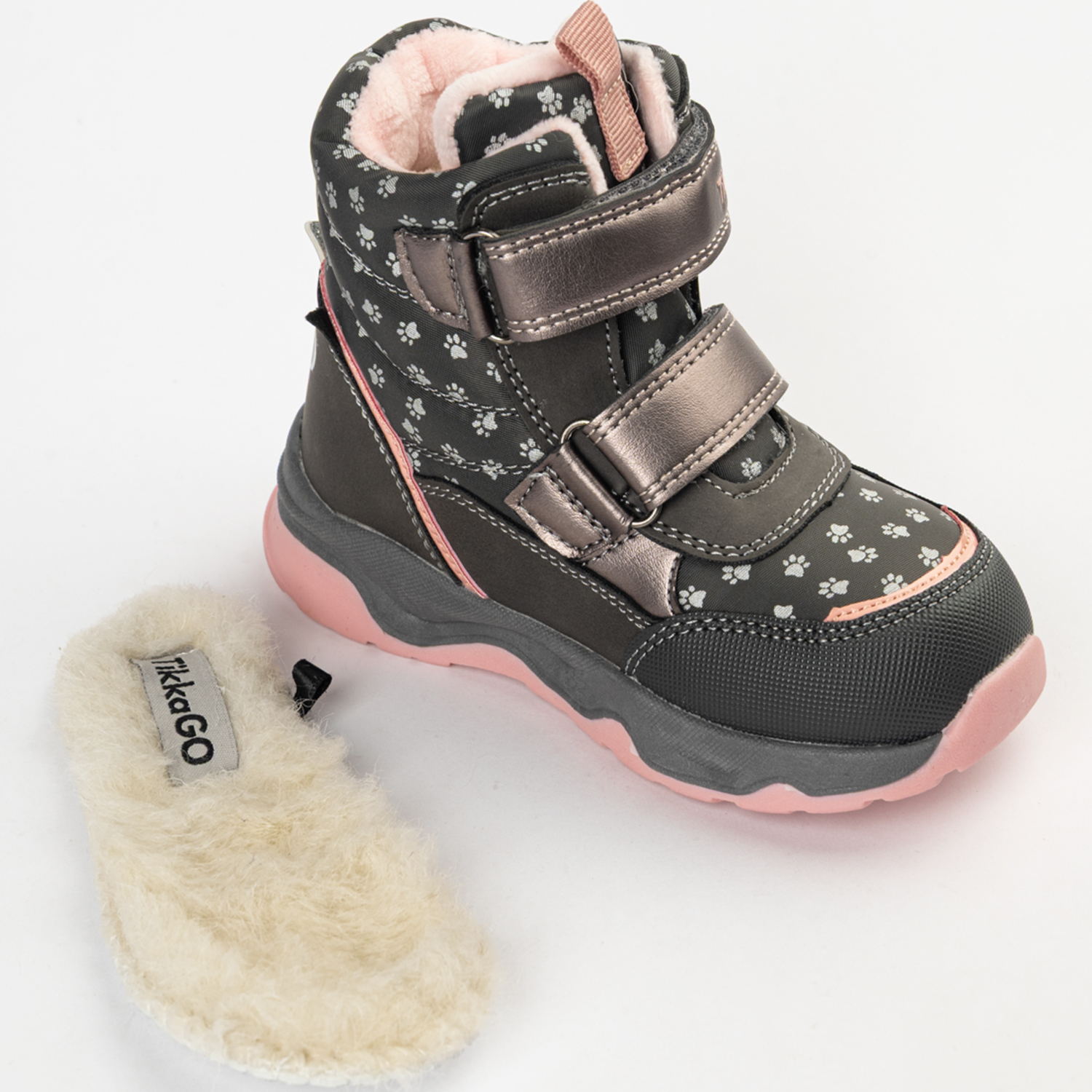 Дутики TikkaGo 6Y15_31012_grey-pink - фото 5