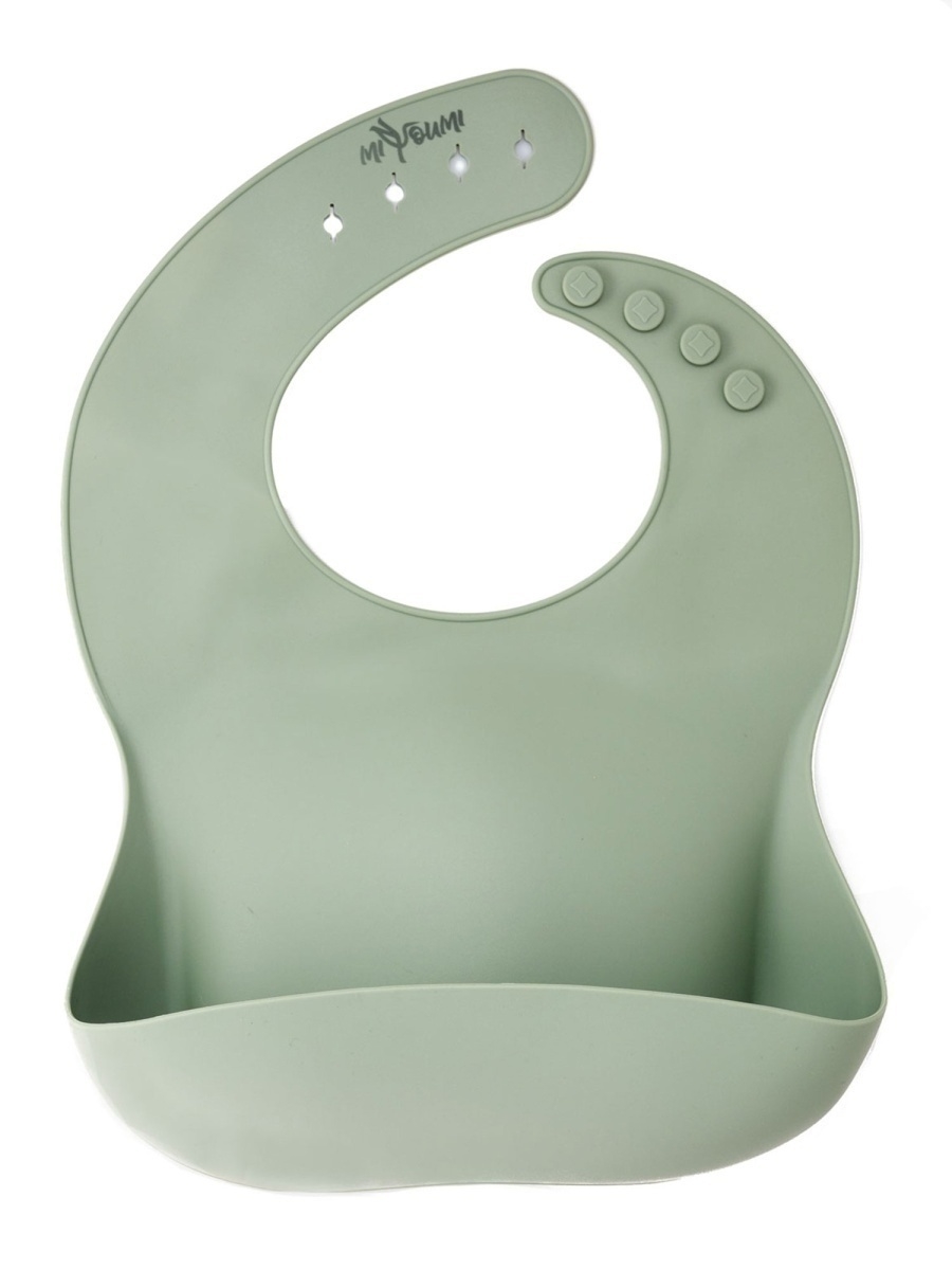 Нагрудник Miyoumi силикон 1 шт. - фото 1