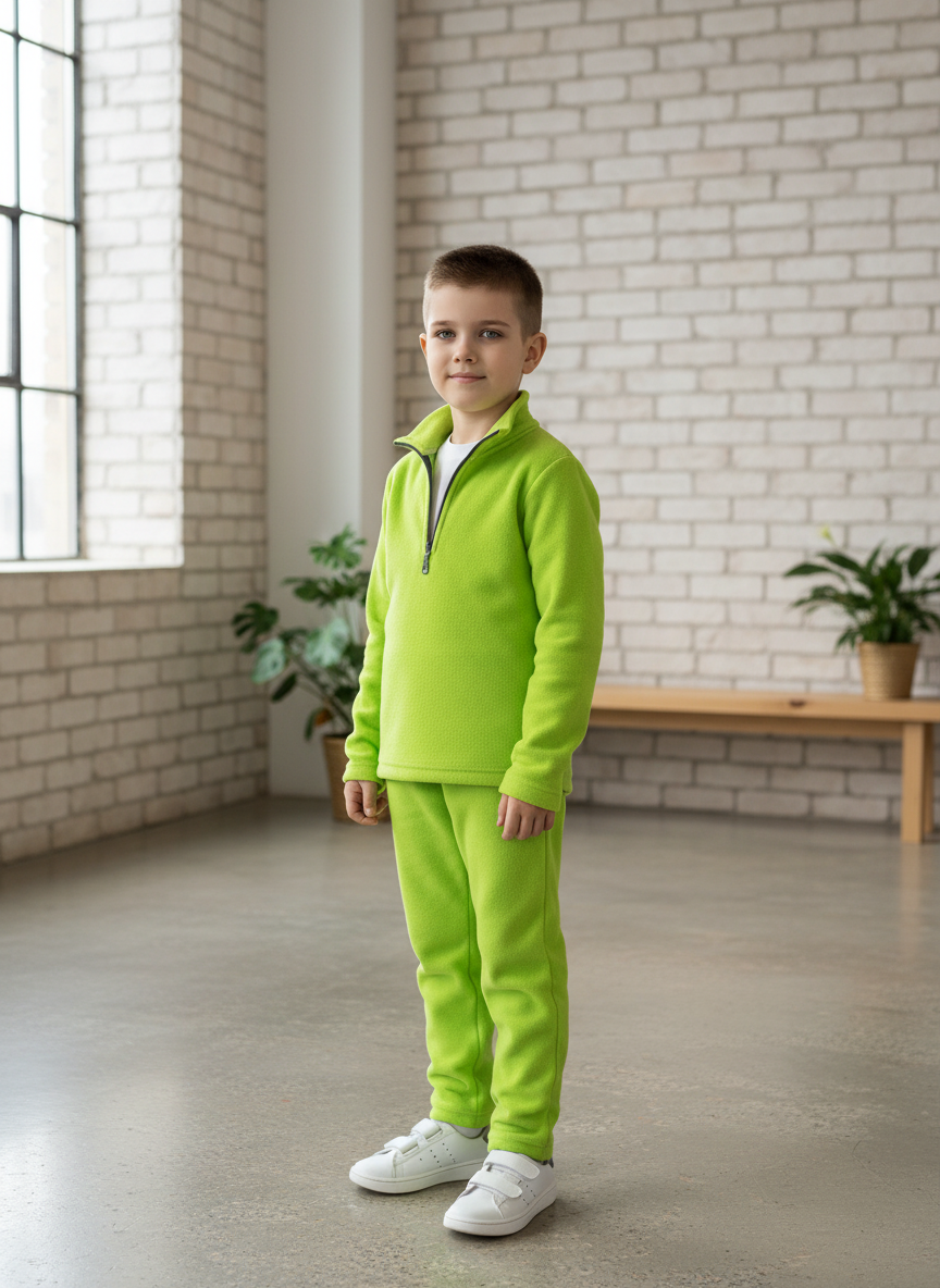 Толстовка и брюки Утенок 7052г(ш) салат - фото 2