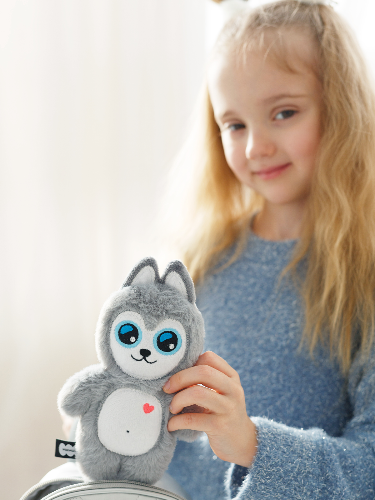 Игрушка мягкая Мякиши собачка Хаски Аляска 4 см - фото 8
