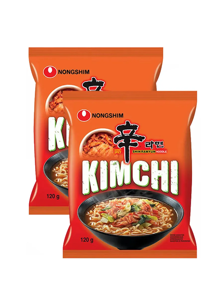 Лапша быстрого приготовления Nongshim кимчи - фото 4