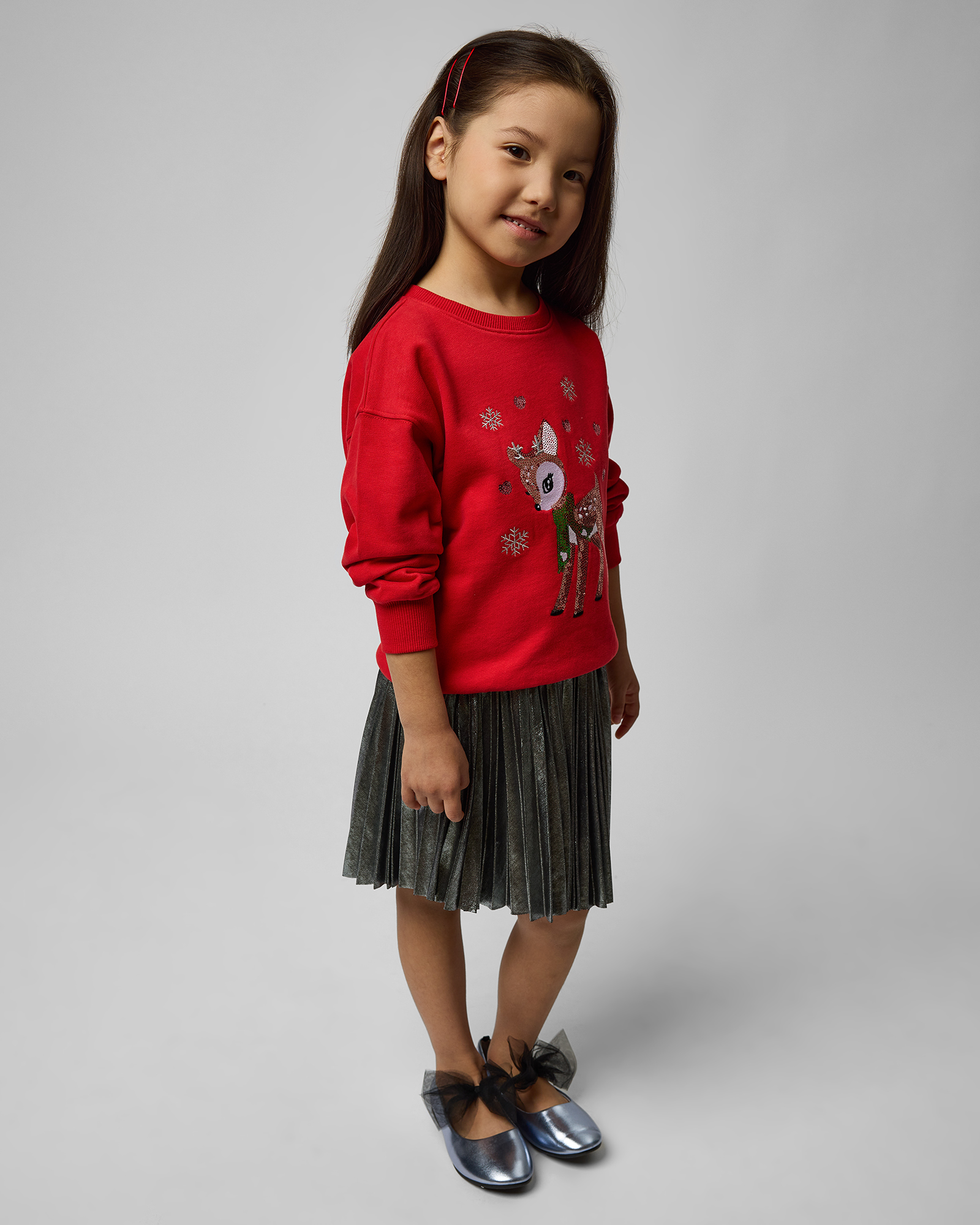 Свитшот Futurino с пайетками FG-AW24-41-1FUkg-11 - фото 1