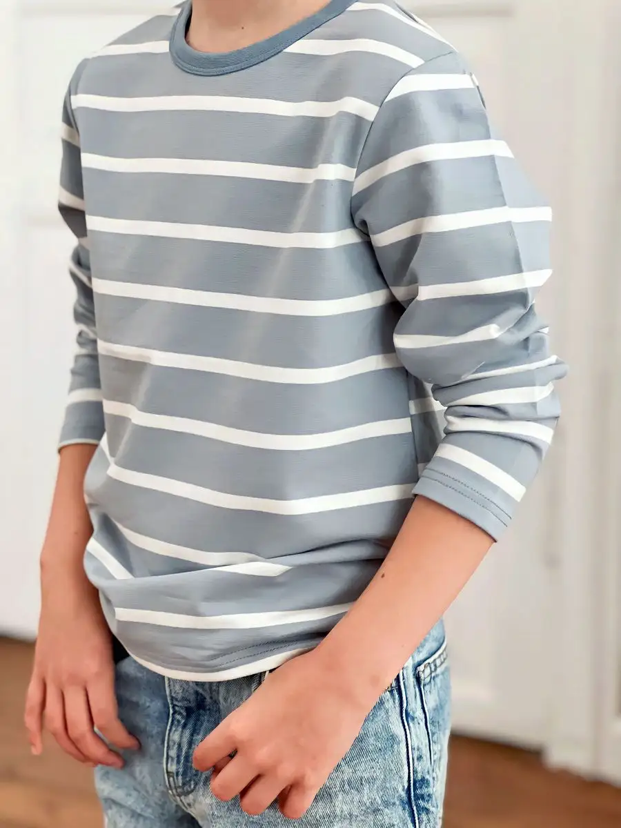 Лонгслив Locality Kids ФТ008/blue - фото 1